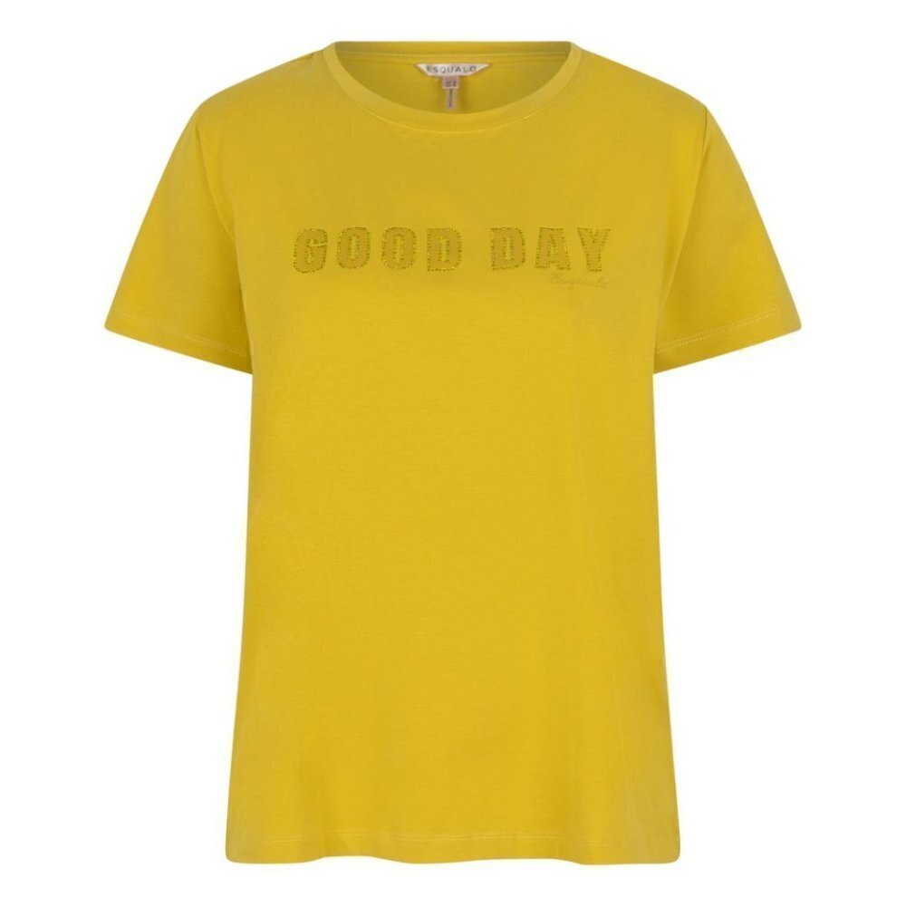 NWT ESQUALO Good Day Olive Rhinestone T Shirt